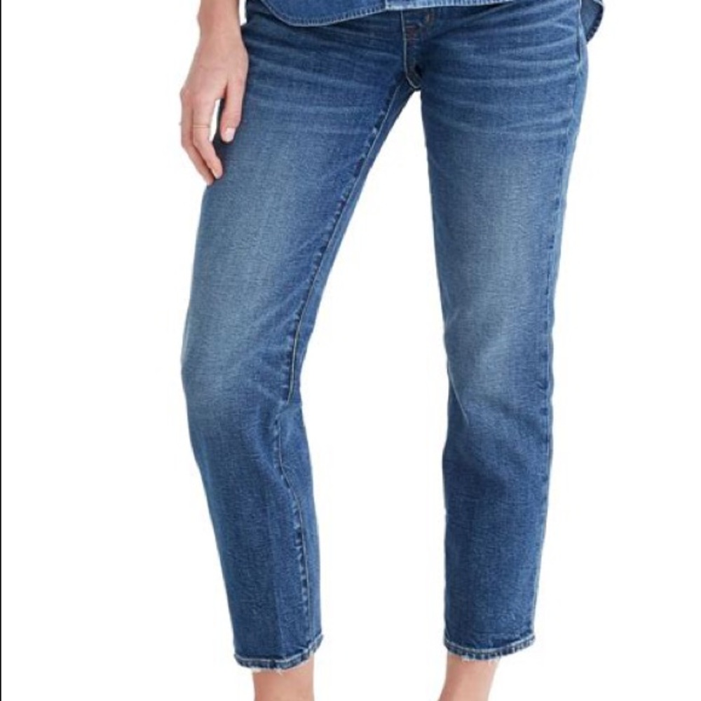 Madewell Classic Straight Maternity Jeans